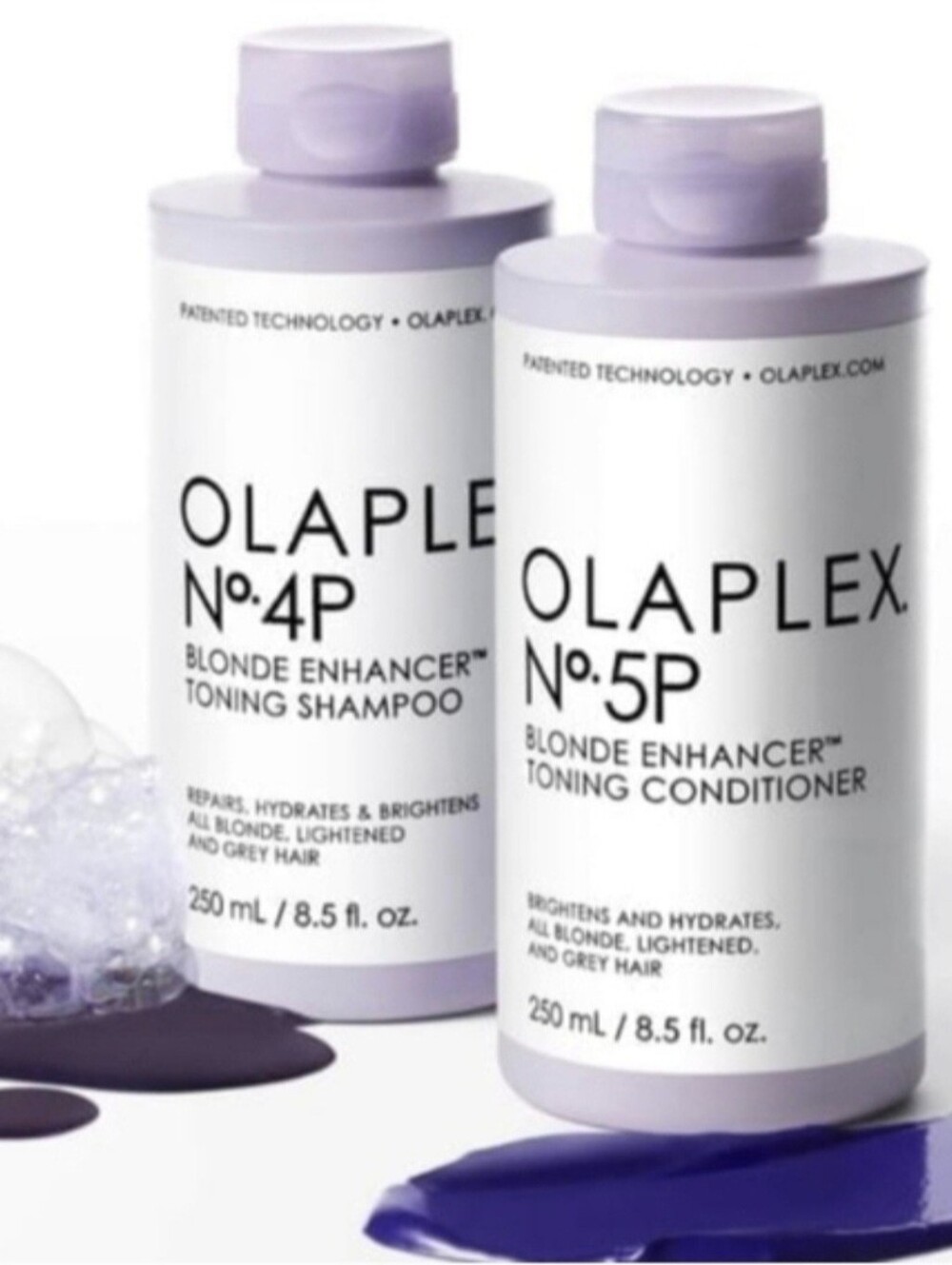NWT FULL SET OLAPLEX N 4P Blonde Enhancer Toning Shampoo& N 5P Blonde Enhancer